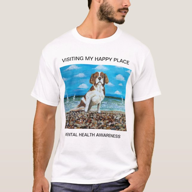 T-shirt Endroit heureux (Devant)