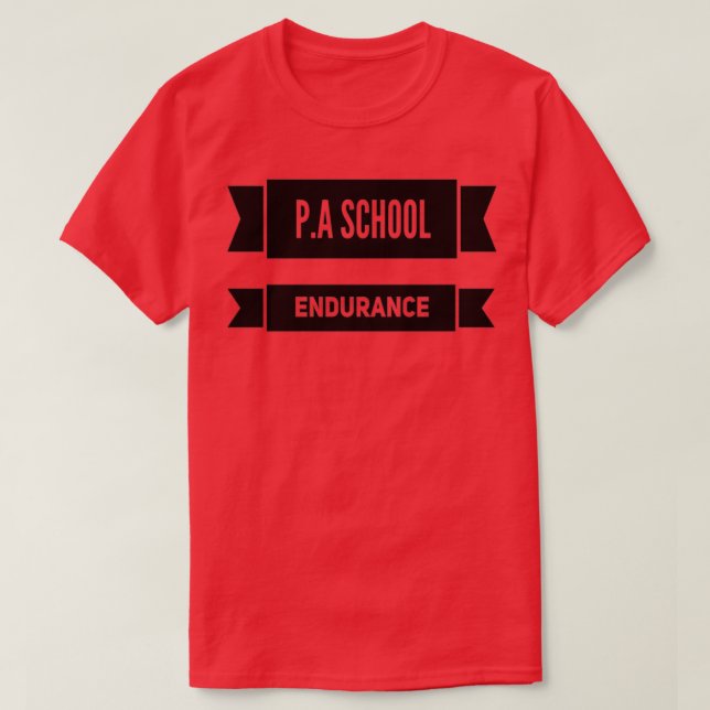 T-shirt Endurance de l'école PA (Design devant)