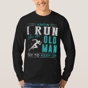 T-shirt Enduring Sprinter : Je sais que je cours comme un 