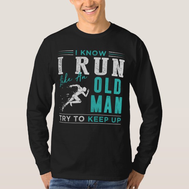 T-shirt Enduring Sprinter : Je sais que je cours comme un  (Devant)