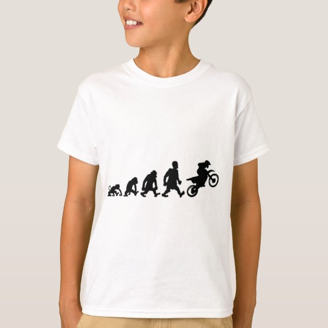T-shirt enduro de procès de moto (Devant)