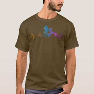 T-shirt Enduro MTB Mountain VTT équitation Downhill Heartb
