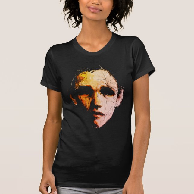 T-shirt Énergie Abstraite Dynamique – Expression Moderne (Devant)