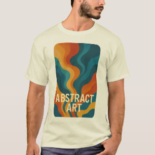 T-shirt Énergie Abstraite en gras - Art numérique