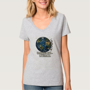 T-shirt Énergie de la planète brûlée