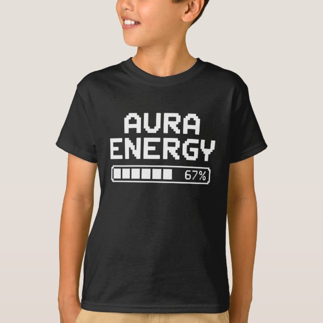 T-shirt Énergie de l'Aura à 67% Six Sept Points d'exploita (Devant)