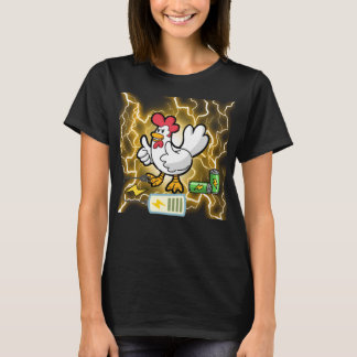 T-shirt Énergie de Maman Poulet Design drôle d'amoureux de