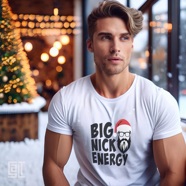 T-shirt Énergie de Noël Big Nick (Créateur téléchargé)