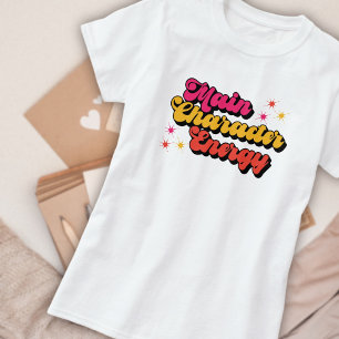 T-shirt Énergie de personnage principal Livresque 