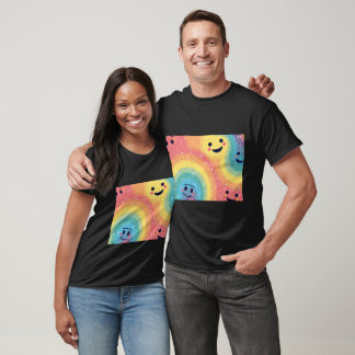 T-shirt Énergie de sourire arc-en-ciel