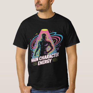 T-shirt énergie des caractères principaux