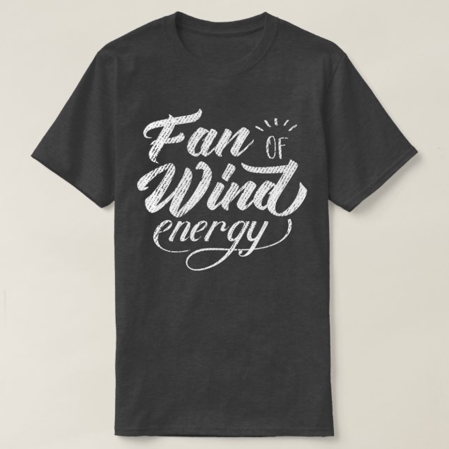 T-shirt Énergie éolienne éolienne éolienne 3 (Design devant)