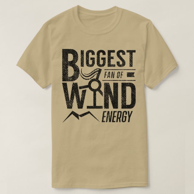 T-shirt Énergie éolienne éolienne éolienne 5 (Design devant)