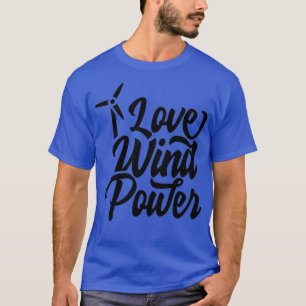 T-shirt Énergie éolienne éolienne éolienne énergie éolienn