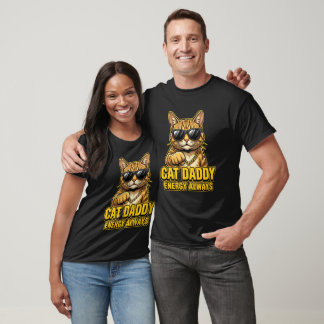 T-shirt Énergie Papa Chat Toujours