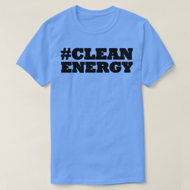 T-shirt Énergie propre (Design devant)