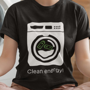 T-shirt Énergie propre - Batteries en lave