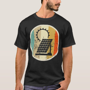 T-shirt Énergie renouvelable Énergie solaire photovoltaïqu