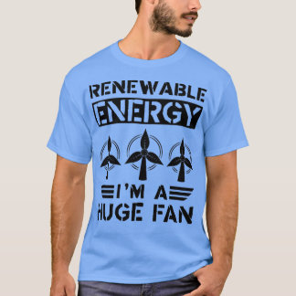 T-shirt Énergie Renouvelable Ix27M Un Ventilateur Immense