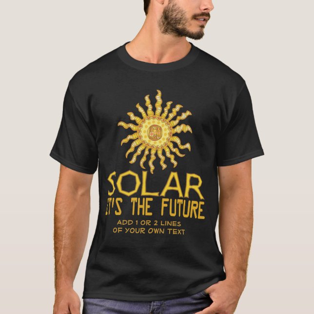 T-shirt Énergie solaire (Devant)