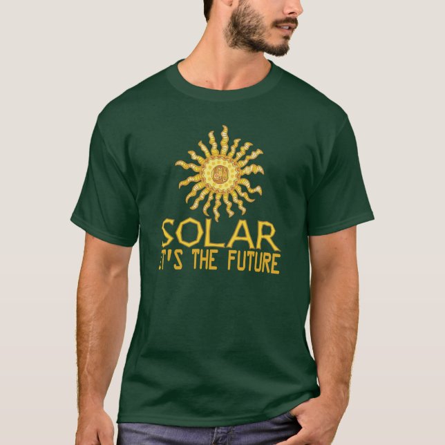 T-shirt Énergie solaire (Devant)