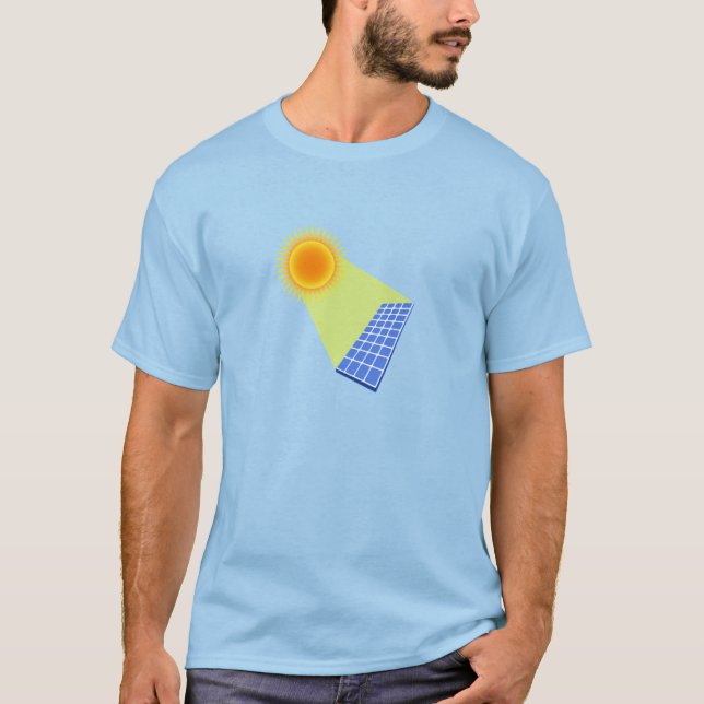 T-shirt Énergie solaire (Devant)