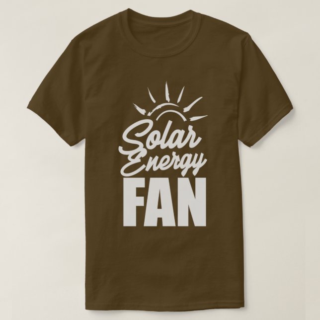 T-shirt énergie solaire 27 (Design devant)