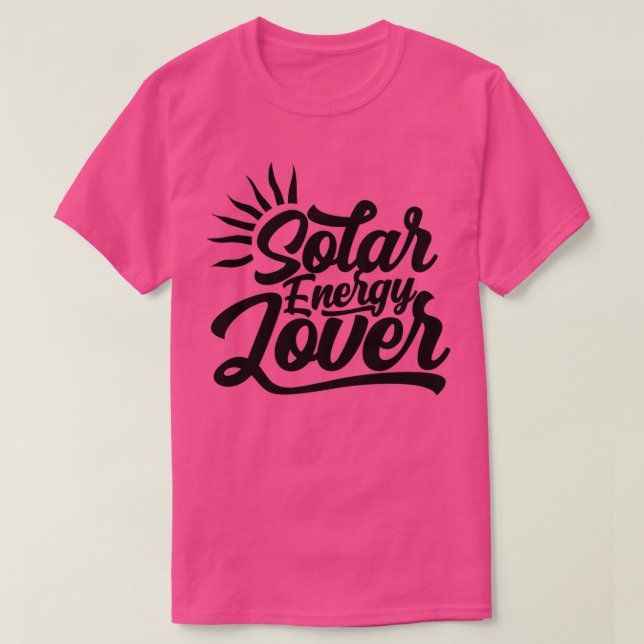 T-shirt énergie solaire 9 (Design devant)