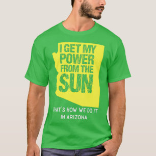 T-shirt Énergie solaire Arizona État Sun Green Energy Pane