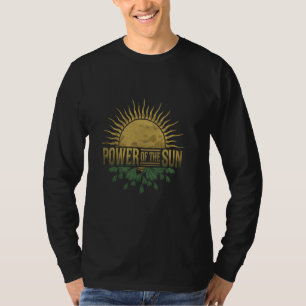 T-shirt Énergie solaire Énergie renouvelable Puissance de