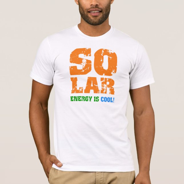 T-shirt Énergie solaire fraîche (Devant)