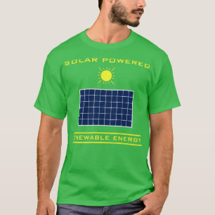 T-shirt Énergie solaire renouvelable