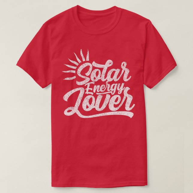 T-shirt Énergie solaire Solaire 2 (Design devant)