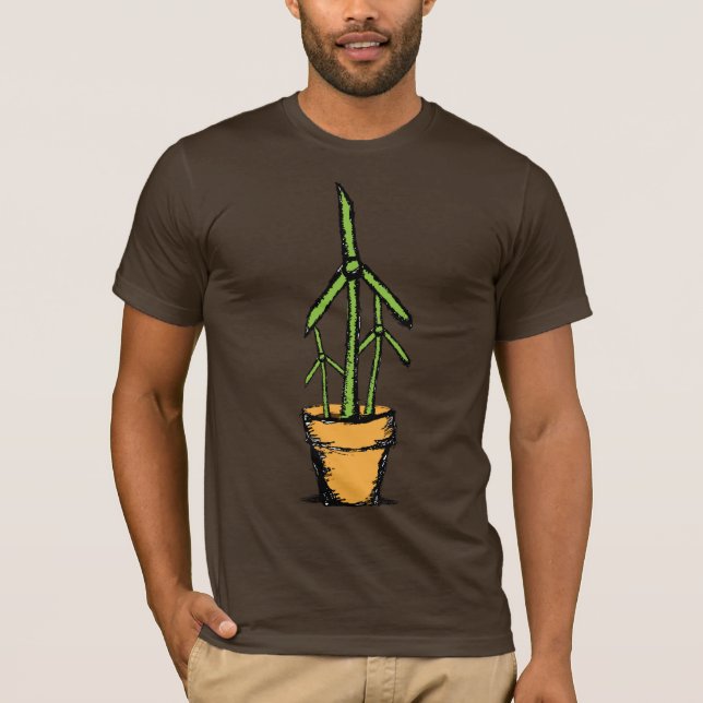 T-shirt Énergie verte (Devant)