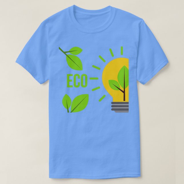 T-shirt Énergie verte écologique (Design devant)