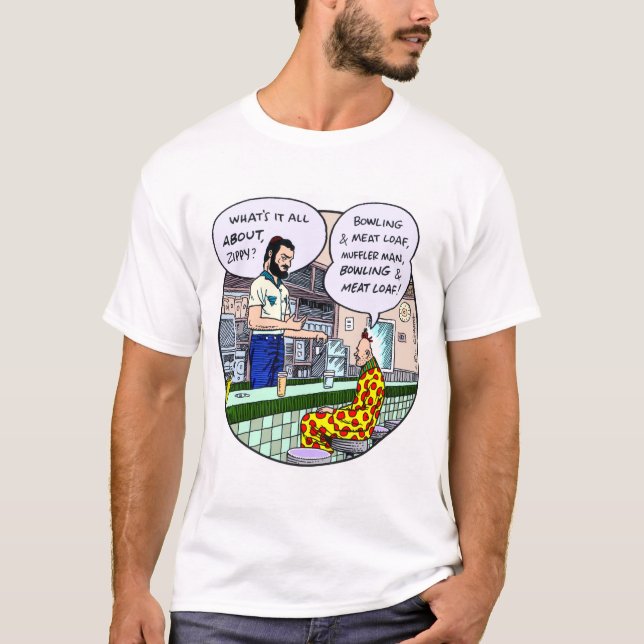 T-shirt énergique #1 d'homme de silencieux (Devant)