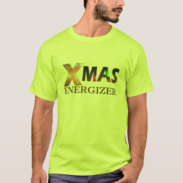 T-shirt énergisant de Noël (Devant)
