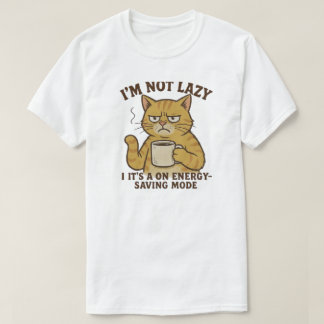 T-shirt Energy-Saving Cat