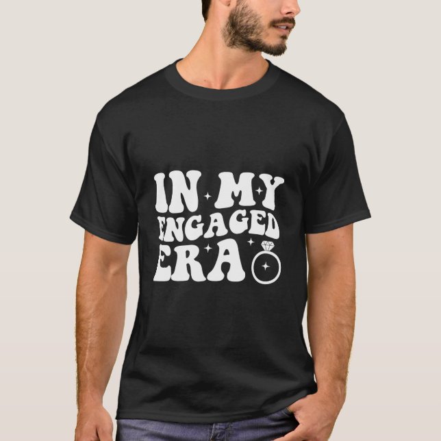 T-shirt Enet Fiance Dans Mon Py De Bachelorette D'ère Ened (Devant)