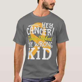 T-shirt Enfance Cancer Chemise Sensibilisation Survivant W