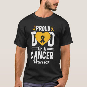 T-shirt Enfance Cancer Sensibilisation Fière Papa D'Un Can