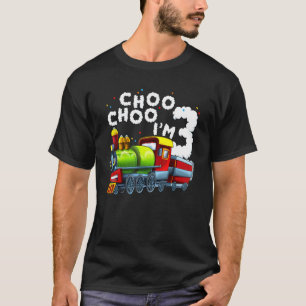 T-shirt Enfant 3e anniversaire Train Garçon 3 ans Train An