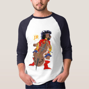 T-shirt Enfant Afro sur violoncelle