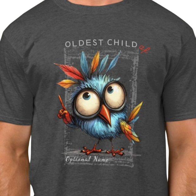 T-SHIRT ENFANT ÂGÉ (Oldest child af t shirt.  Sibling humor.)