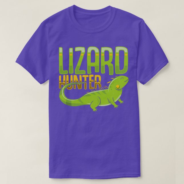 T-shirt Enfant Amoureux des animaux Lizard Catcher (Design devant)