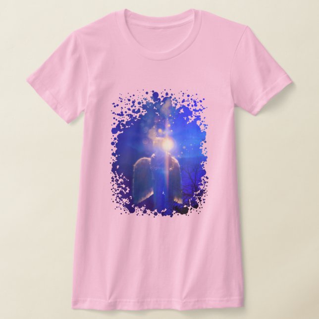T-shirt Enfant Ange "JAMAIS SEUL" (Poser)