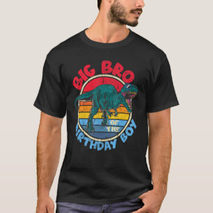 T-shirt Enfant Anniversaire I Big Bro I Tyrannosaurus Rex