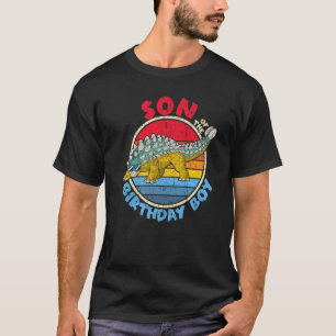 T-shirt Enfant Anniversaire I Fils I Ankylosaurus I Famill