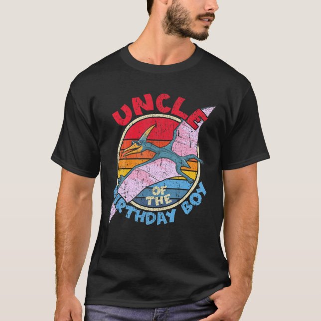 T-shirt Enfant Anniversaire I Oncle I Pterodactylus I Fami (Devant)