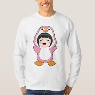 T-shirt Enfant avec costume de pingouin